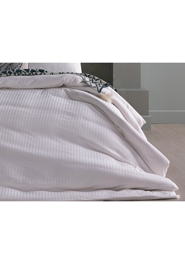 Saten Artline Nevresim Takımı Çift King Size - Beyaz