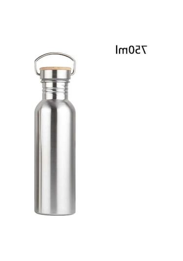 Supermarket1 Paslanmaz Çelik Bambu Matarası - 12-24 Saat Isıtma/sıcak Tutma - Bpa İçermeyen Spor Maması