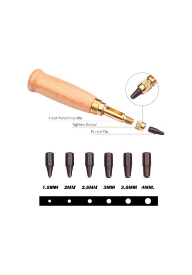 Jms Kemerler İçin Delik Delme Seti Saat Kordonları Sapanlar Eyer Ayakkabı Kumaş Dıy Ev Veya Zanaat