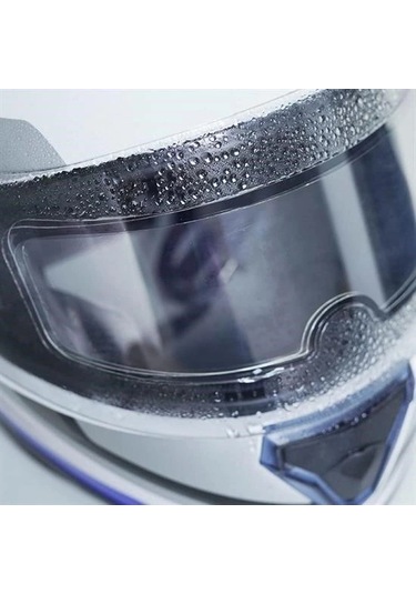 Buffer Buğu Önleyici Motosiklet Kaskı Vizörü Su Geçirmez Dayanıklı Çizik Koruma Lens Filmi Çok Renkli