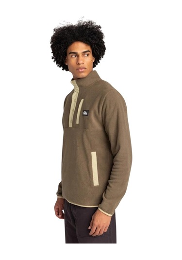 Quiksilver No Destination 2 Half Snap Erkek Polar Haki