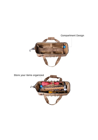 Kamp Alet Çantası Büyük Kapasiteli Geniş Ağızlı Saklama Kum Diğer Çok Renkli