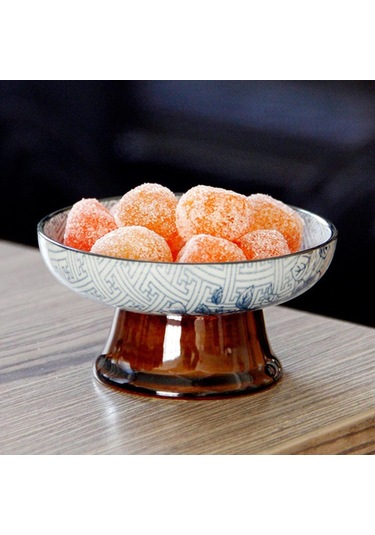 Suntek Tatlı Aperatif Tepsisi Masa Dekoru Ayaklı Çiçek-dalı