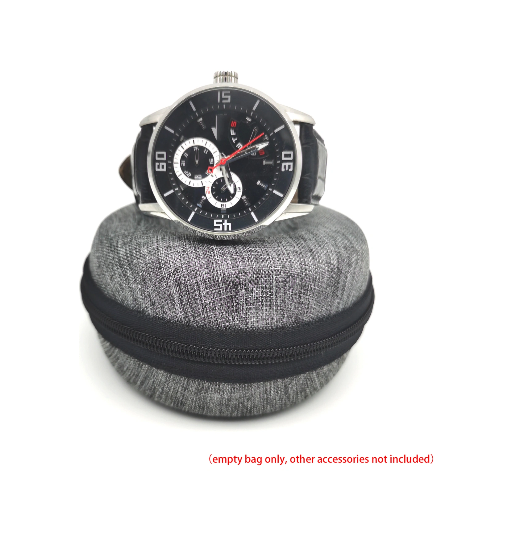 Skycity Eva Nylon Sert Kasa Saat Saklama Kutusu - Darbe Ve Çarpıma Dayanıklı, Taşınabilir Seyahat Ve İş Seyahatleri İçin Gri