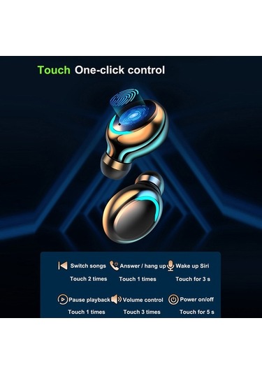 Novahub F9-5 Tws Kablosuz Kulaklık: 8d Hifi Ses, Gürültü Engelleme, 1200mah Şarj Kutusu İle Şık Ve Pratik