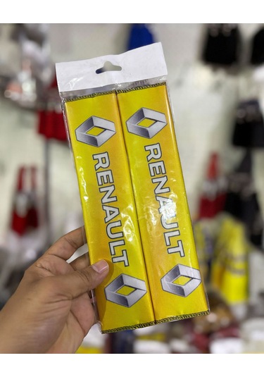 Tüm Otomobillere Uyumlu, Aracınıza Özel Tasarım Baskılı, Emniyet Kemeri Yumuşatıcı Ped, Renosarı