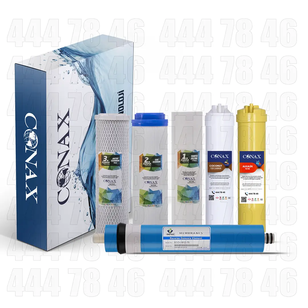 Conax Açık Kasa 6 Aşama Benc Membran  Filtre Seti Conax