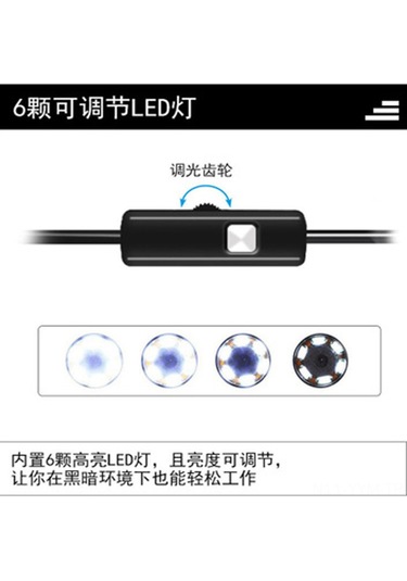 Geeksen Endoskop Kamera 5.5mm 3.5m Sabit Kablolu - Usb/android/pc Uyumlu, Su Geçirmez, Ev Ve Endüstriyel Kullanım