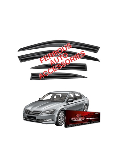 Skoda Superb Ferrous Cam Rüzgarlığı 4lü 2015 2020