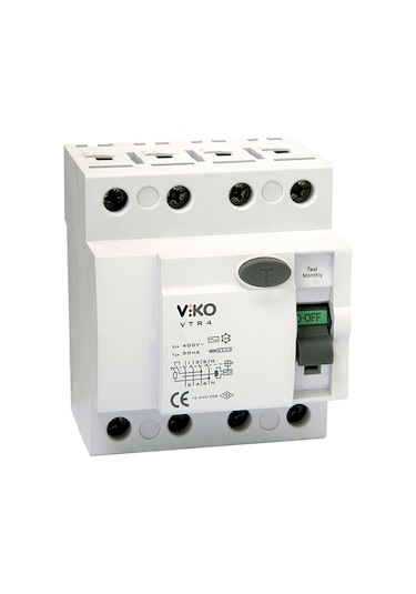 Viko Vtr4-6330 Kaçak Akım Koruma Rölesi 4X63A 30Ma