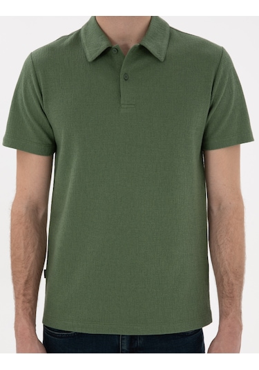 Pierre Cardin Erkek Haki Tişört 50307581-vr027 Haki