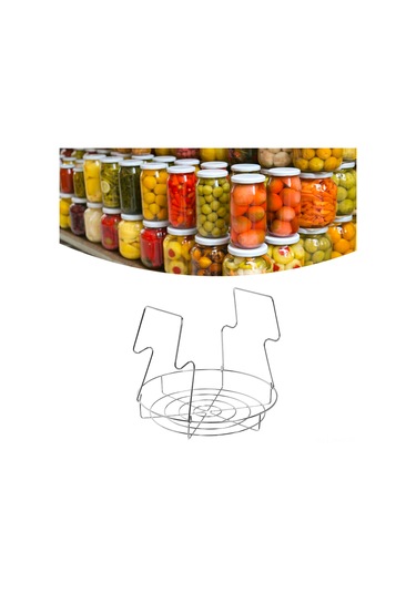 Hangfox Stalçelik Kavanoz Rafı: Çok Fonksiyonlu Mutfak Kavanoz Dondurma Ve Pişirme Rafı, Dayanıklı Ve Temizlenmesi Kolay Diğer