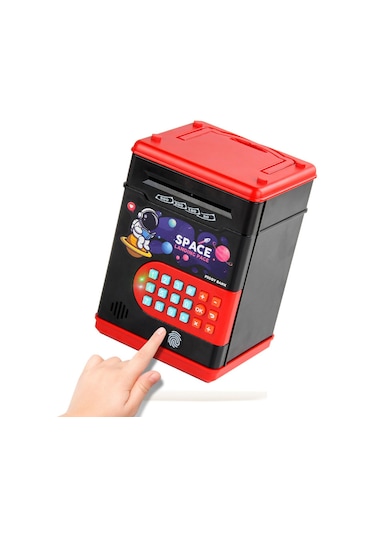 Dolıty Kaydırma Para Sı Oyuncak Paralar Şifre Elektronik 13,5cmx12,3cmx19,5cm