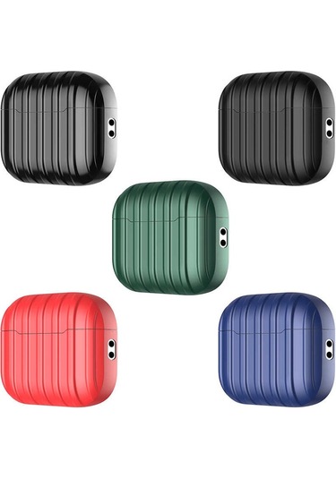 Noktaks - Airpods Pro 2 Uyumlu Airpods Pro 2 - Kılıf Airbag 30 Kılıf - Kırmızı