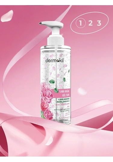 Dermokil %100 Doğal Gül Suyu Cilt Bakım Seti
