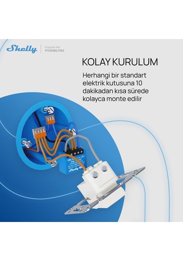 Shelly 1 Mini Gen3 Akıllı Röle