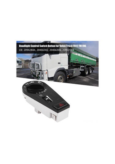 Reedark Tır Far Kontrol Anahtarı -  Spekifikasyon, Dayanıklı Abs Plastik, Kolay Kurulum - Oe: 20942844, 20466302, 20466306, 20953569