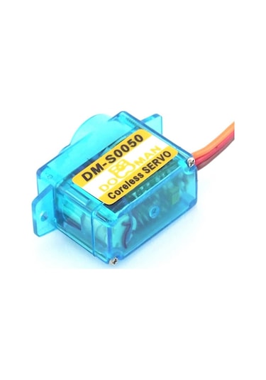 Dm-S0050 Servo Motor Rc Doman Mikro Plastik Dişli 1Kg.Cm Tork