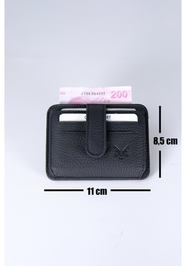 Boleine Unisex Deri Kartlık Ares Bl2003 Siyah
