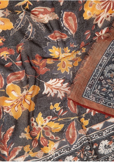 Mavi - Siyah Şal 1913492-900 Siyah