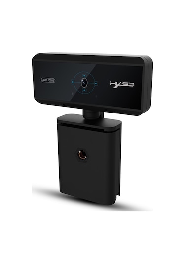 Xindoker S3 5mp Otomatik Odaklı Web Kamerası - Gizlilik Kapaklı, Mikrofonlu, 1080p Video Konferans İçin Masaüstü/dizüstü Bilgisayar Uyumlu Siyah