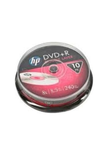 HP 8X 8.5Gb Dl 10'Lu Paket Dvd+R