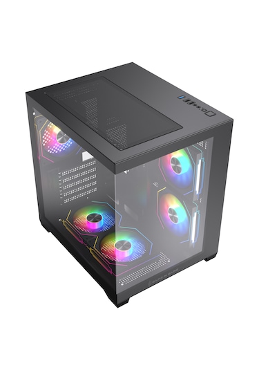 Game İn Game Cool Siyah 5x12cm Argb Fanlı M.atx Akvaryum Kasa