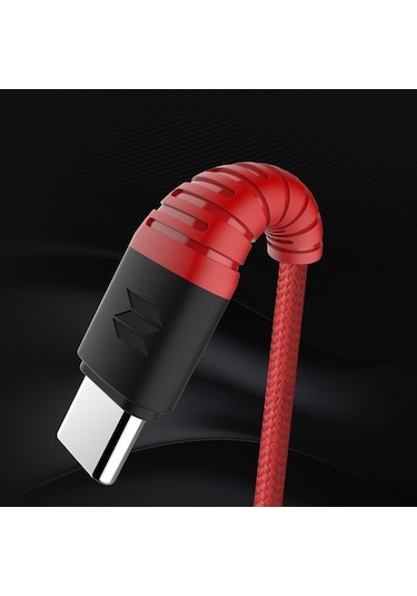 Rock Space Z10 Hi-Tensile Type-C Şarj Ve Data Aktarım Kablosu 1Mt (508941167)