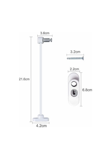 Çelik Halatlı Kilit Pvc Pencere Emniyet Çocuk Güvenlik Kilidi 4a N11.1644