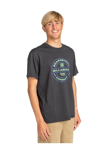 Billabong Erkek Tişört Rotor Fill Ss Siyah Siyah SIYAH