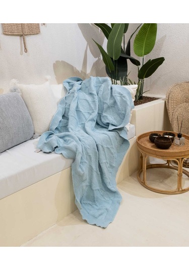 Espuma De Mar Mavi Tv Battaniyesi 130x170 37147