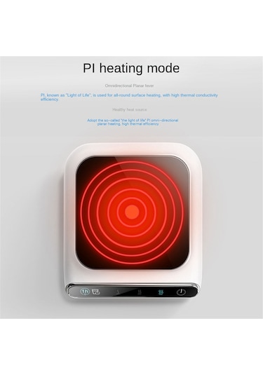 Taşınabilir Isıtmalı Bardak Altlığı Kahve Kupa Isıtıcıları Usb Isıtıcı Siyah