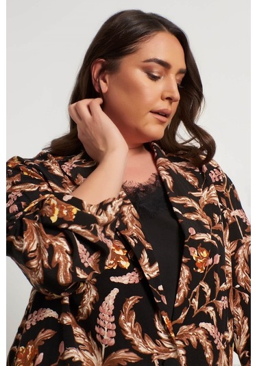 Astarsız Kolları Apoletli Ceket