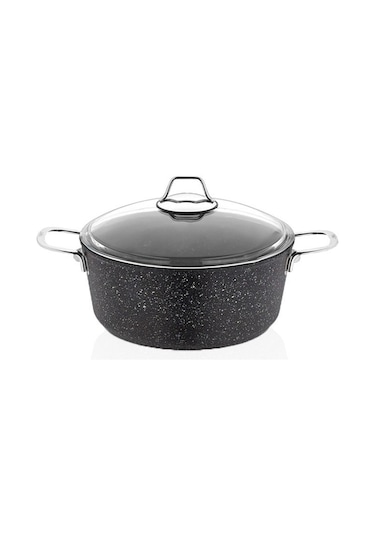 Falez Black Line Derin Granit Tencere 24Cm
