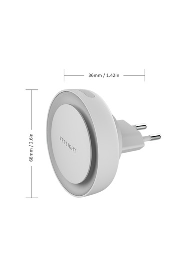 Ranyeek Yeelight Akıllı Işık Sensörlü Led Gece Lambası, Otomatik Aydınlatma, Yumuşak Sıcak Işık, Avrupa Standartı, 0.5w Enerji Tasarruflu, Plug & Play Diğer