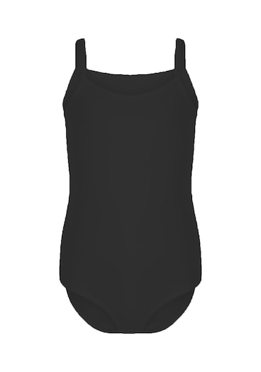 Kota İç Giyim Kız Çocuk İp Askılı Çıtçıtlı Atlet Body 9-14 Yaş Siyah