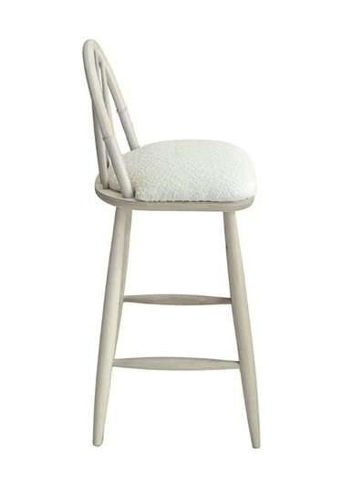 Rustica İskandinav Bar Sandalyesi Beyaz