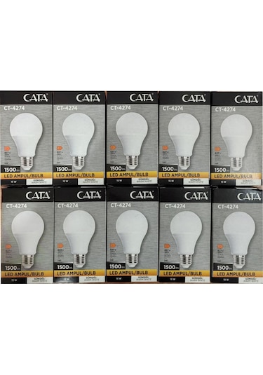 Cata Led Ampul Günışığı 10 Adet Ct-4274 3200k 15 Watt