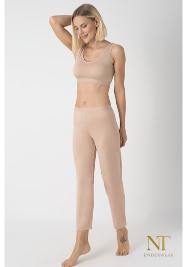 Nt Underwear Bambu İçlik Pantolon Astarı Bej - Ten