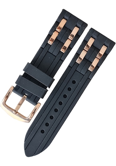 Guess Guw0366g3 Modeli Siyah Silikon Saat Kordonu