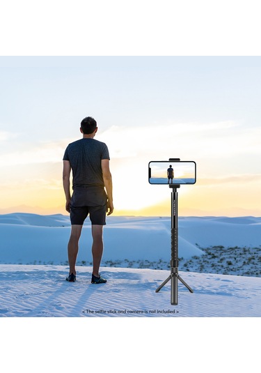 Reedark Alüminyum+plastik Dönüştürülebilir Kollü Masaüstü Tripod - 360 Döner, Manyetik Kapaklı, Hafif Ve Dayanıklı Fotoğraf Çekim Aracı