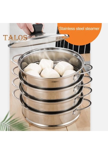 Buharlı Pişirme Makinesi Uygun Temizlik Düşük Pişirme Pürüzsüz Pratik Paslanmaz Çelik Sebze Buharlı Pişirici Ev Tedarik Xl