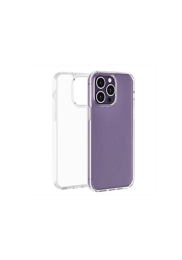 Apple Uyumlu iPhone 17 Kılıf İnce Ve Sert Yapılı Şeffaf Premium Pc Silikon Kapak Ryc/droga Şeffaf
