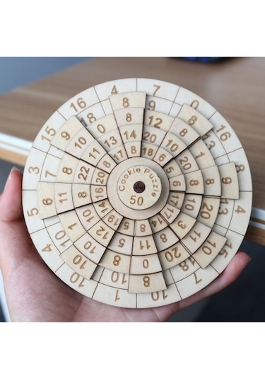 Ahşap Yapboz Oyuncakları Zor Matematik Zeka Bulmacası Dijital Plak Çevirici Doğum Günü Hediyesi Yetişkinler Ve Çocuklar İçin Diğer