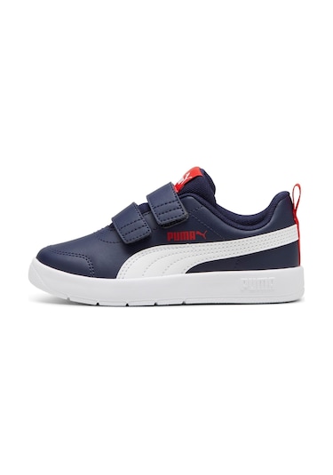 Puma Courtflex V3 V Ps-navy-white-red Çocuk Ayakkabı-lacivert-2007 Lacivert