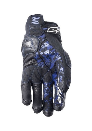 Five Gloves Stunt Evo İcon Blue- Motosiklet Eldiveni