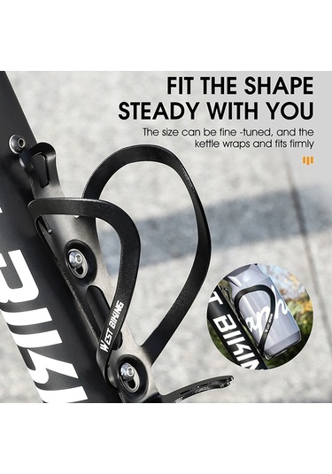 West Bıkıng Bisiklet Alüminyum İçecek Şişesi Tutucu Renkli Çok Renkli