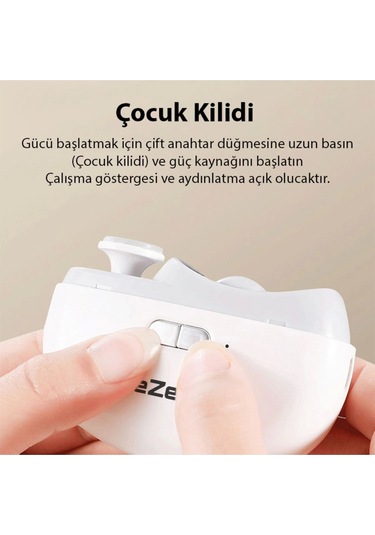 Arbix Elektrikli Şarjlı Tırnak Kesme Ve Manikür Cihazı