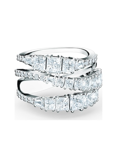 5584650 Swarovski Yüzük Twıst-Rıng Wrap Czwh-Rhs Full Pave 52
