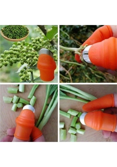 Pratik Baş Parmak Koruyucu Eldiven Sebze Meyve Soyucu Kesme Ayıkl Diğer